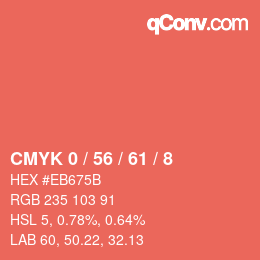Color code: CMYK 0 / 56 / 61 / 8 | qconv.com