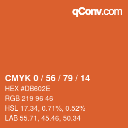 Color code: CMYK 0 / 56 / 79 / 14 | qconv.com