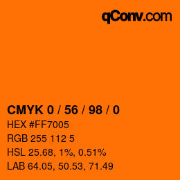 Color code: CMYK 0 / 56 / 98 / 0 | qconv.com