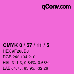 Color code: CMYK 0 / 57 / 11 / 5 | qconv.com