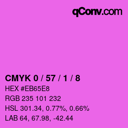 Color code: CMYK 0 / 57 / 1 / 8 | qconv.com