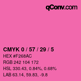 Color code: CMYK 0 / 57 / 29 / 5 | qconv.com