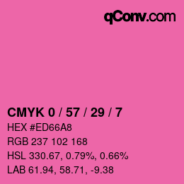 Color code: CMYK 0 / 57 / 29 / 7 | qconv.com