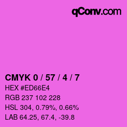 Color code: CMYK 0 / 57 / 4 / 7 | qconv.com