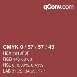 Color code: CMYK 0 / 57 / 57 / 43 | qconv.com