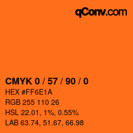 Color code: CMYK 0 / 57 / 90 / 0 | qconv.com