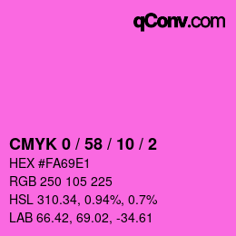 Color code: CMYK 0 / 58 / 10 / 2 | qconv.com