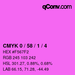 Color code: CMYK 0 / 58 / 1 / 4 | qconv.com