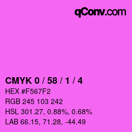 Color code: CMYK 0 / 58 / 1 / 4 | qconv.com