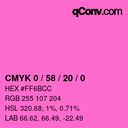 Color code: CMYK 0 / 58 / 20 / 0 | qconv.com