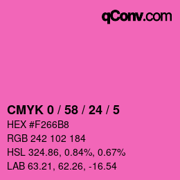 Color code: CMYK 0 / 58 / 24 / 5 | qconv.com