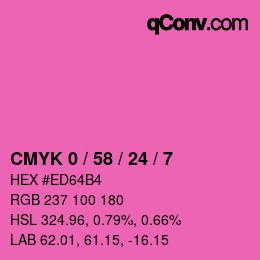 Color code: CMYK 0 / 58 / 24 / 7 | qconv.com