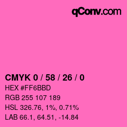 Color code: CMYK 0 / 58 / 26 / 0 | qconv.com