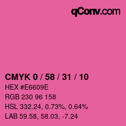 Color code: CMYK 0 / 58 / 31 / 10 | qconv.com