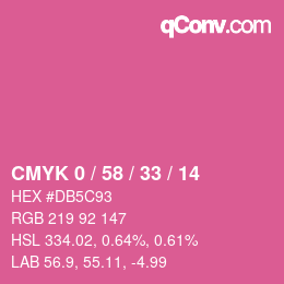 Color code: CMYK 0 / 58 / 33 / 14 | qconv.com