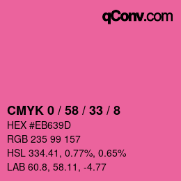 Color code: CMYK 0 / 58 / 33 / 8 | qconv.com