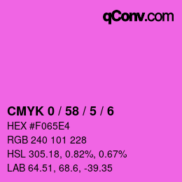 Color code: CMYK 0 / 58 / 5 / 6 | qconv.com