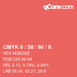 Color code: CMYK 0 / 58 / 60 / 8 | qconv.com