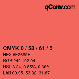 Color code: CMYK 0 / 58 / 61 / 5 | qconv.com