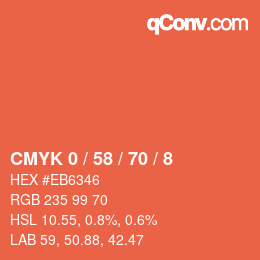 Color code: CMYK 0 / 58 / 70 / 8 | qconv.com
