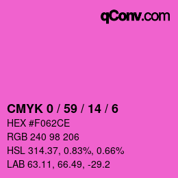 Color code: CMYK 0 / 59 / 14 / 6 | qconv.com