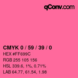 Color code: CMYK 0 / 59 / 39 / 0 | qconv.com