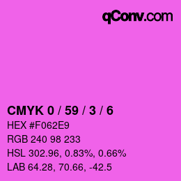 Color code: CMYK 0 / 59 / 3 / 6 | qconv.com