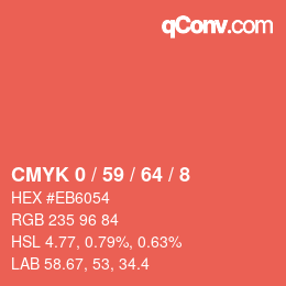 Color code: CMYK 0 / 59 / 64 / 8 | qconv.com