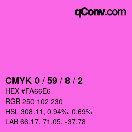 Color code: CMYK 0 / 59 / 8 / 2 | qconv.com