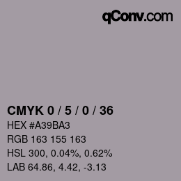 Color code: CMYK 0 / 5 / 0 / 36 | qconv.com