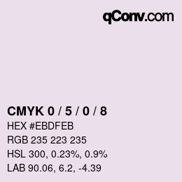 Color code: CMYK 0 / 5 / 0 / 8 | qconv.com