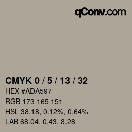 Color code: CMYK 0 / 5 / 13 / 32 | qconv.com