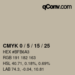 Color code: CMYK 0 / 5 / 15 / 25 | qconv.com