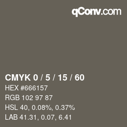 Color code: CMYK 0 / 5 / 15 / 60 | qconv.com