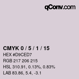 Color code: CMYK 0 / 5 / 1 / 15 | qconv.com