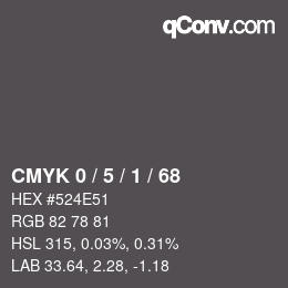 Color code: CMYK 0 / 5 / 1 / 68 | qconv.com