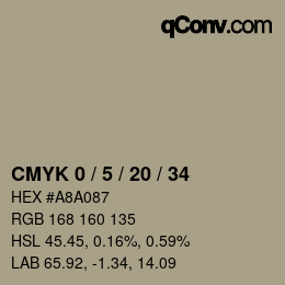 Color code: CMYK 0 / 5 / 20 / 34 | qconv.com