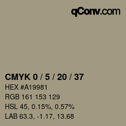 Color code: CMYK 0 / 5 / 20 / 37 | qconv.com