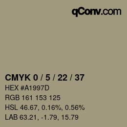 Color code: CMYK 0 / 5 / 22 / 37 | qconv.com
