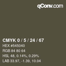 Color code: CMYK 0 / 5 / 24 / 67 | qconv.com