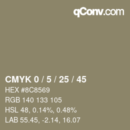 Color code: CMYK 0 / 5 / 25 / 45 | qconv.com