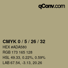 颜色代码: CMYK 0 / 5 / 26 / 32 | qconv.com