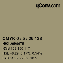 Color code: CMYK 0 / 5 / 26 / 38 | qconv.com