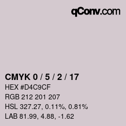 Color code: CMYK 0 / 5 / 2 / 17 | qconv.com