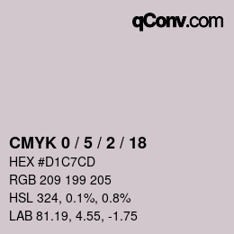 Color code: CMYK 0 / 5 / 2 / 18 | qconv.com