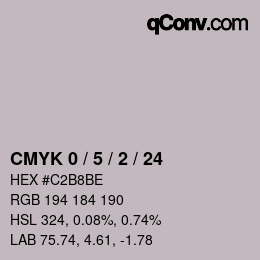 Color code: CMYK 0 / 5 / 2 / 24 | qconv.com