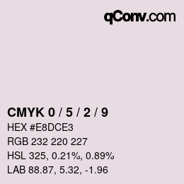 Color code: CMYK 0 / 5 / 2 / 9 | qconv.com