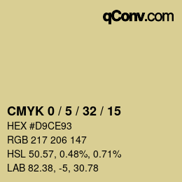 Color code: CMYK 0 / 5 / 32 / 15 | qconv.com