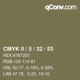 Color code: CMYK 0 / 5 / 32 / 53 | qconv.com