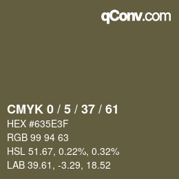 Color code: CMYK 0 / 5 / 37 / 61 | qconv.com